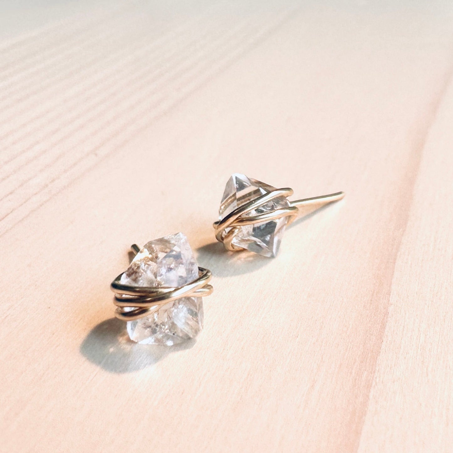 Herkimer Diamond Stud Earrings