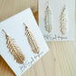 Fern Earrings-Silver