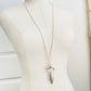 Taylor Necklace Handmade in USA displayed on mannequin