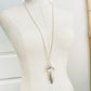 Taylor Necklace Handmade in USA displayed on mannequin