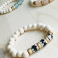Blush, Ocean, and Zebra Batik Island Bracelets Handmade in the USA