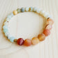 Multi Colored Stone Bracelet Handmade in the USA