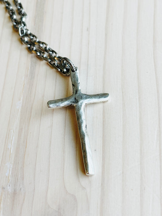 Silver Cross Necklace