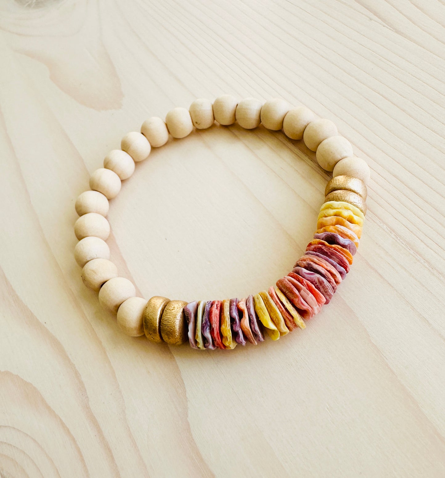 Multi Colored Coastal Bracelets Handmade in the USA