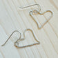 Silver Baby Heart Earrings Made in the USA