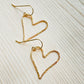 Gold Baby Heart Earrings