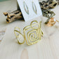 Gold Modern Cuff Bracelet