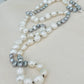 Ivory & Peacock Pearl Necklace