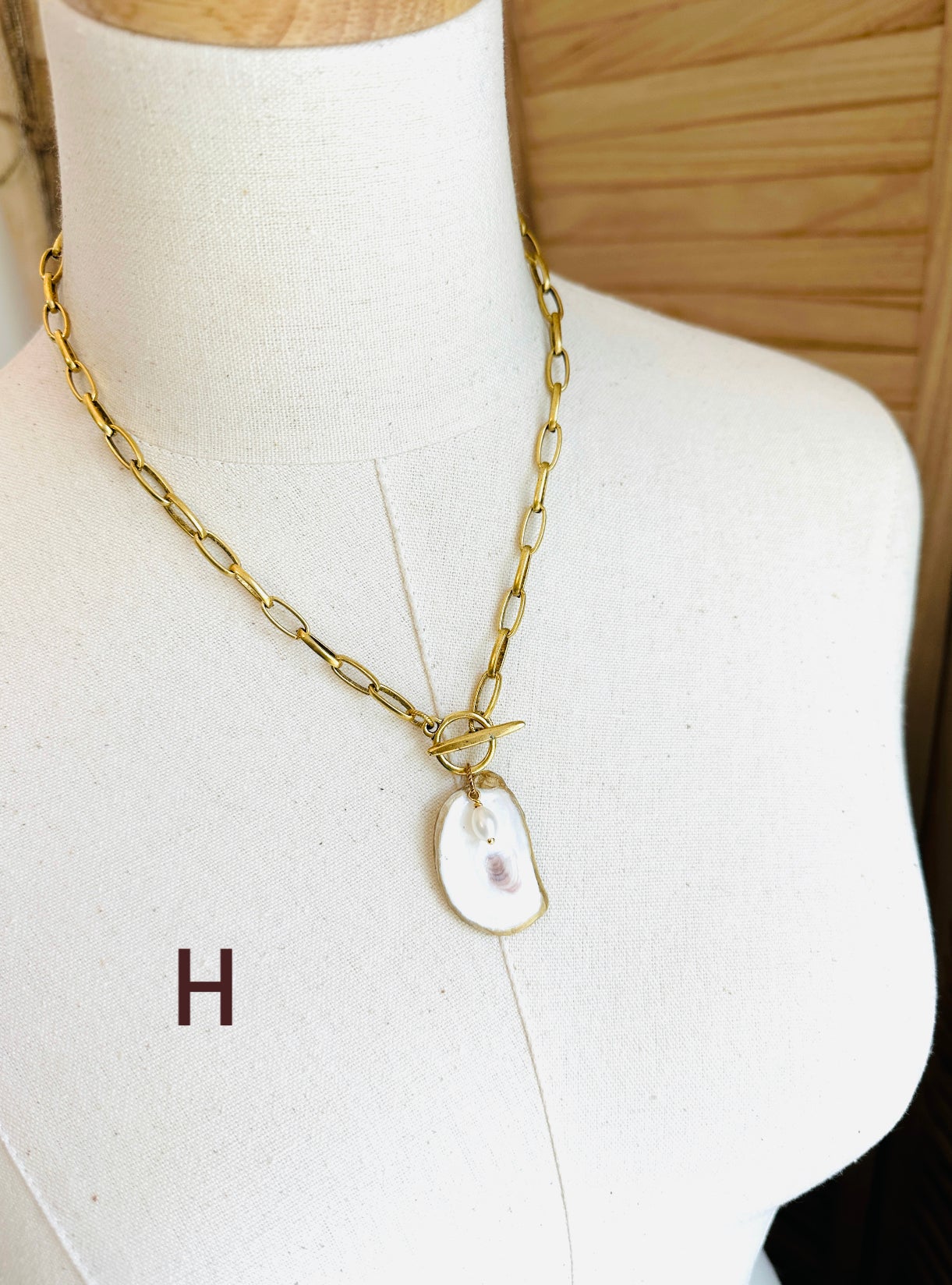 Charleston Oyster Shell Necklaces