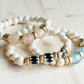 Blush, Ocean, and Zebra Batik Island Bracelets Handmade in the USA