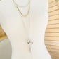 Taylor Necklace Handmade in USA displayed on mannequin