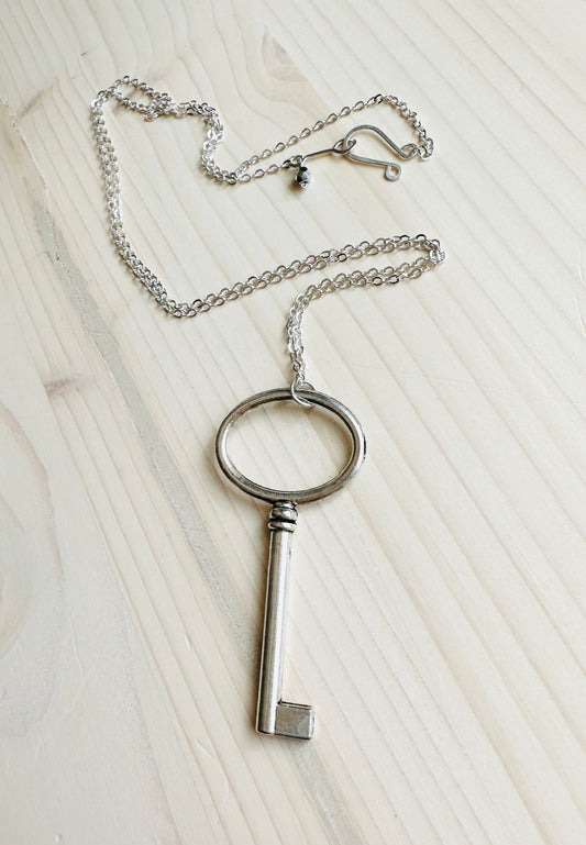 Vintage Key Necklace Handmade in the USA.