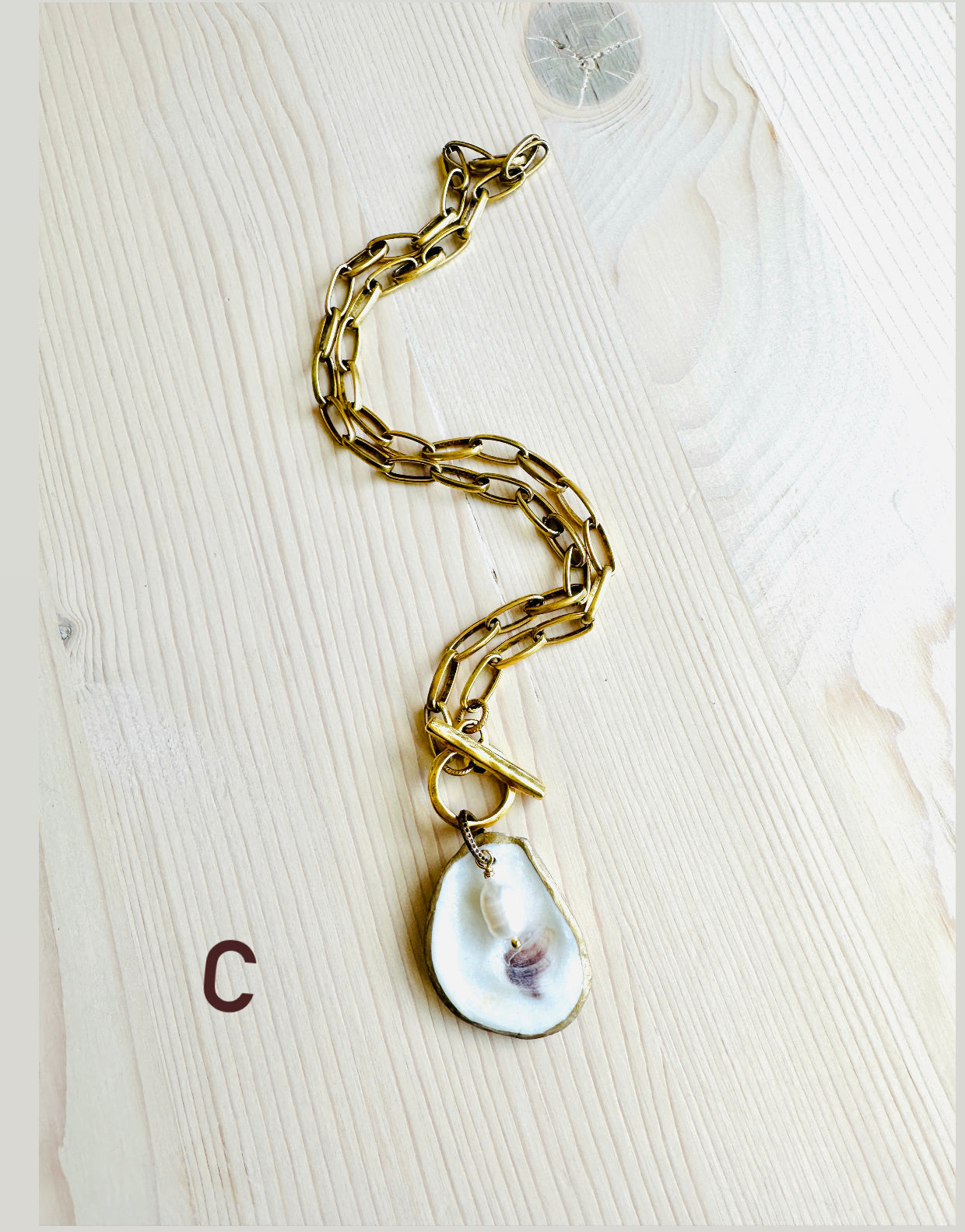 Charleston Oyster Shell Necklaces