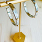 Hammered Nail Head Hoops