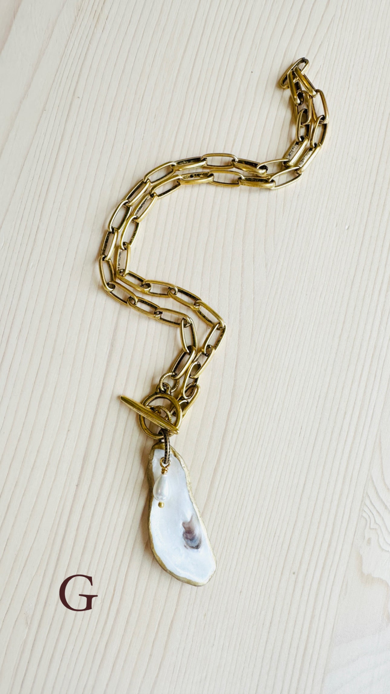 Charleston Oyster Shell Necklaces