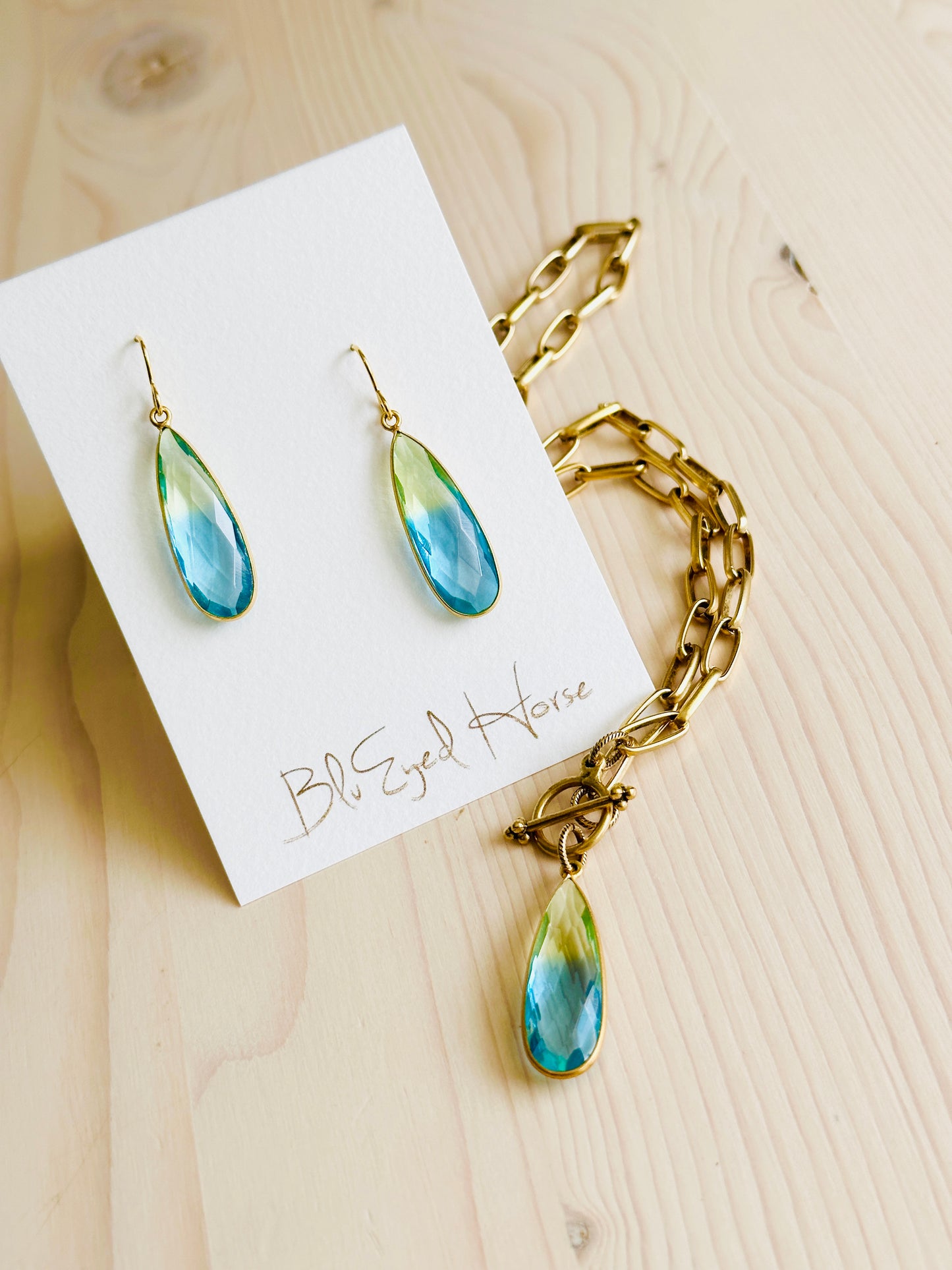 Ocean Quartz Earrings