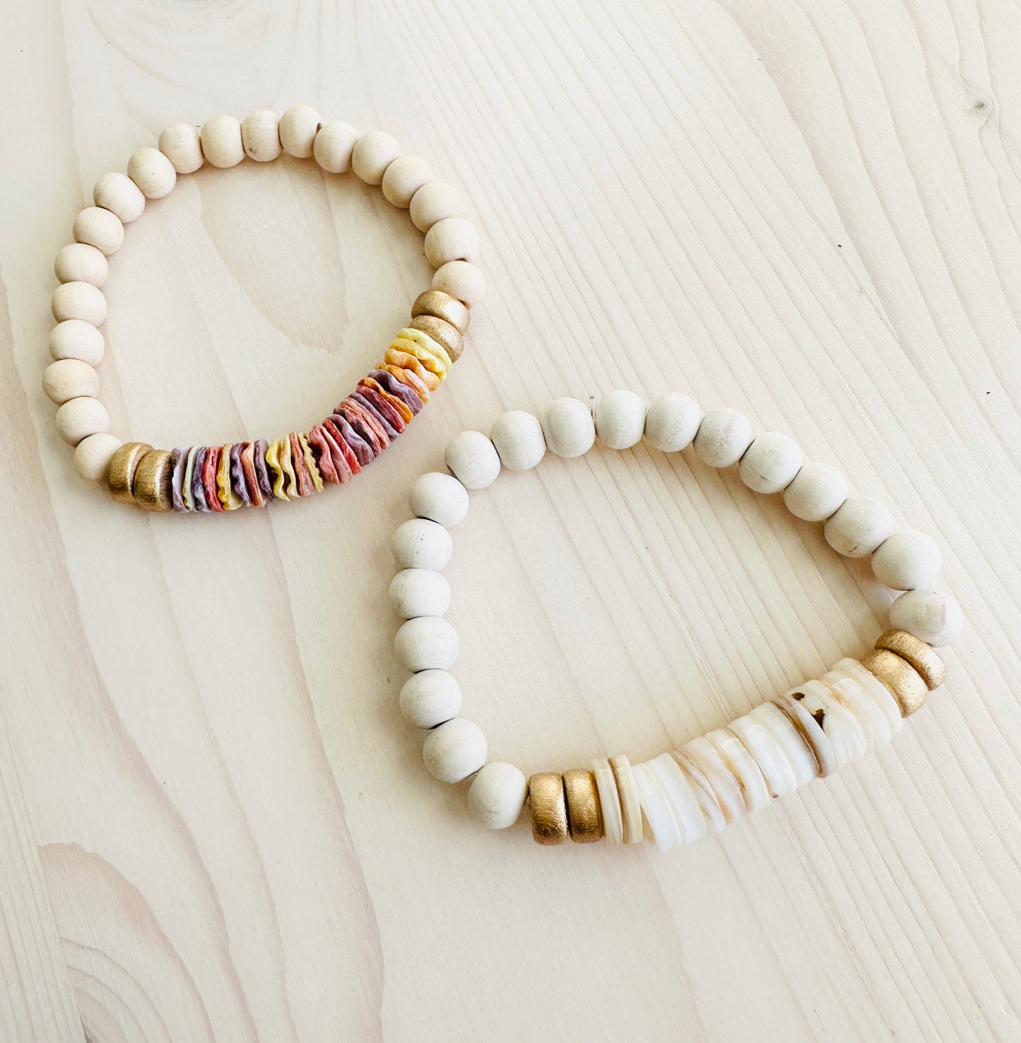 Multi Colored Coastal Bracelets Handmade in the USA