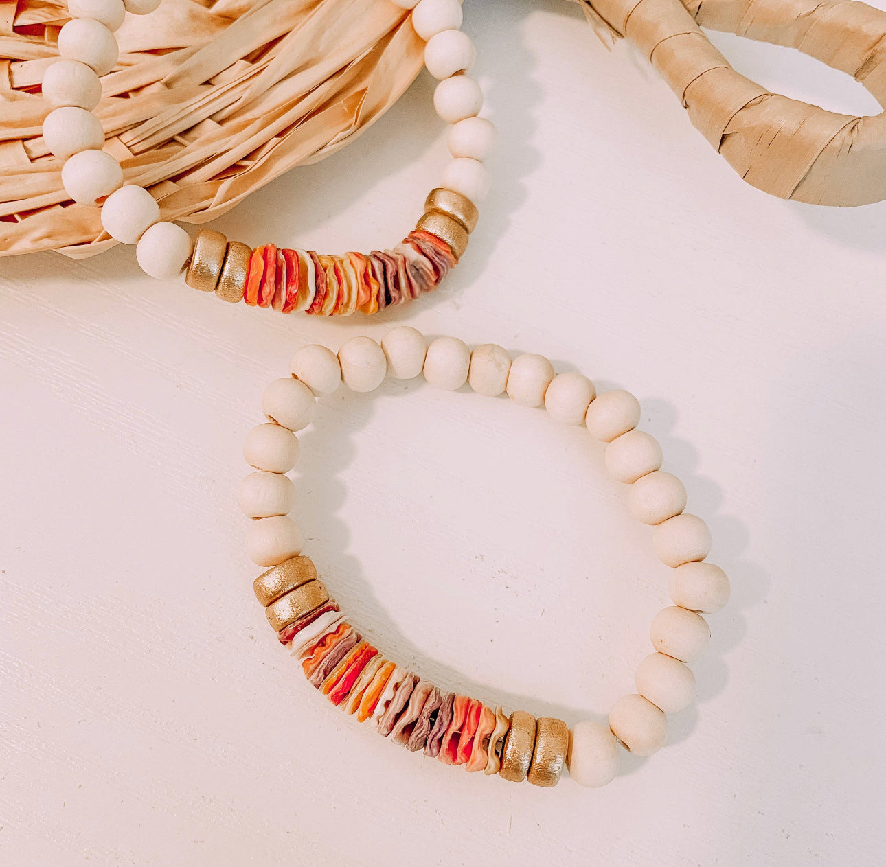 Multi Colored Coastal Bracelets Handmade in the USA
