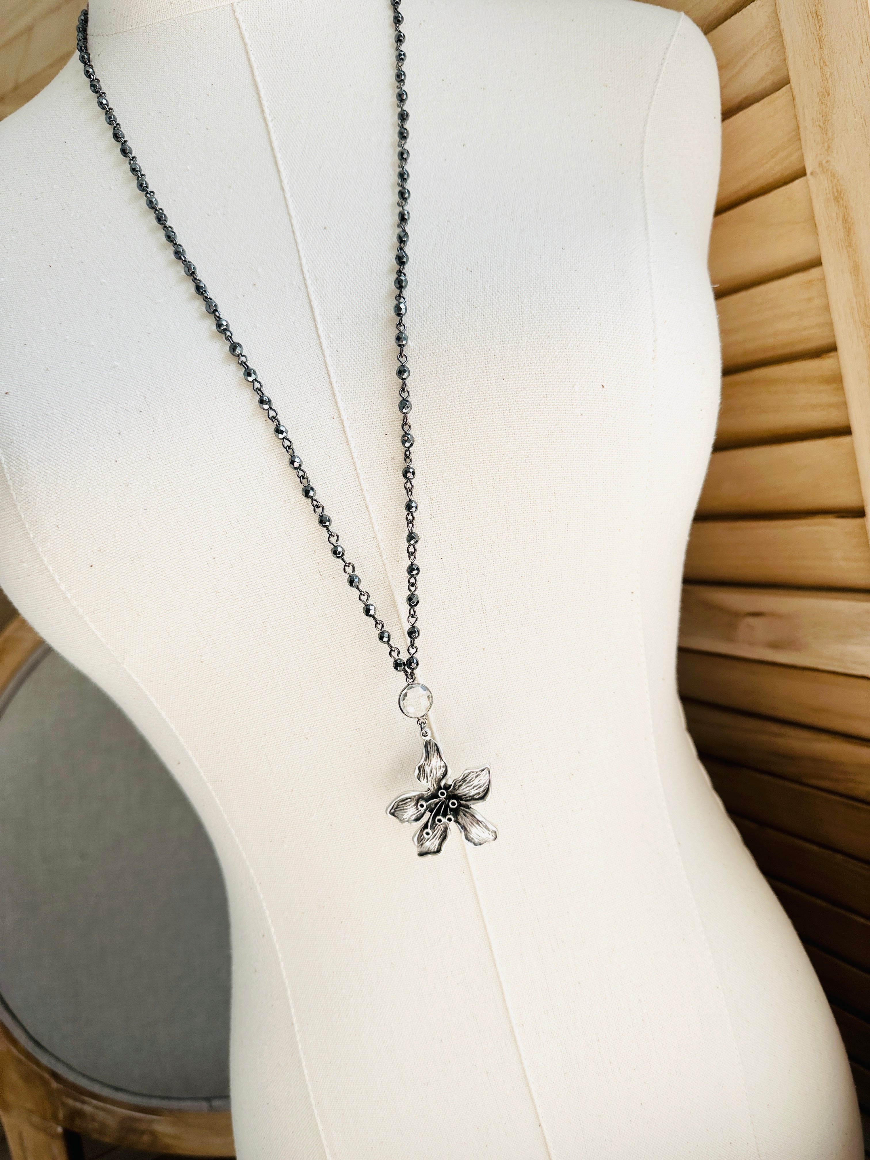 Pandora Style Silver Bee Necklace - SCN373