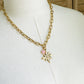 Landon Necklace-Pink Peruvian Opal