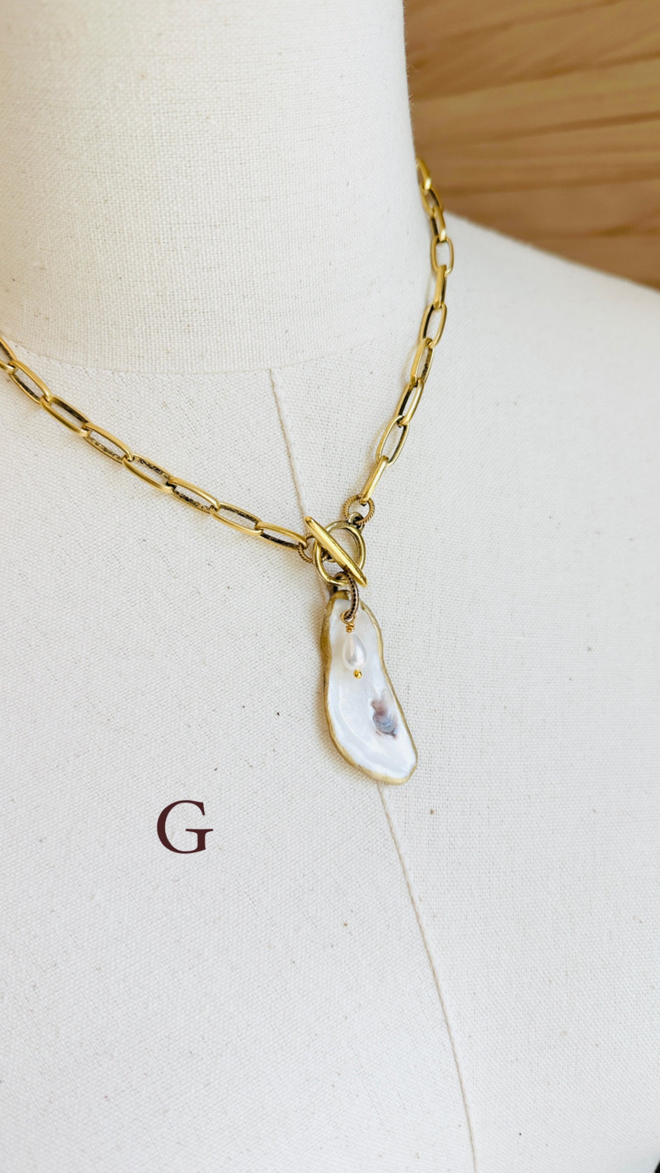 Charleston Oyster Shell Necklaces