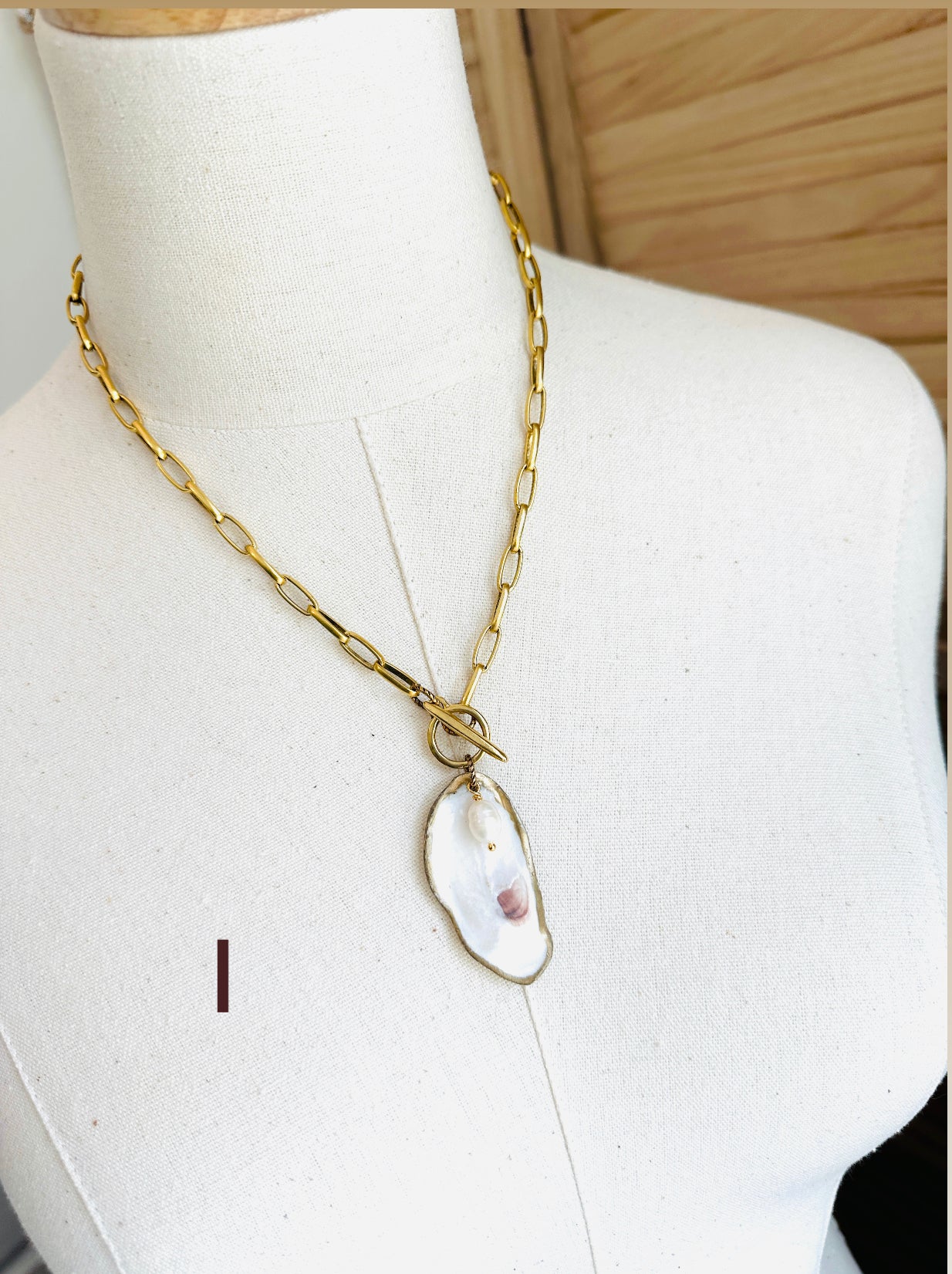 Charleston Oyster Shell Necklaces