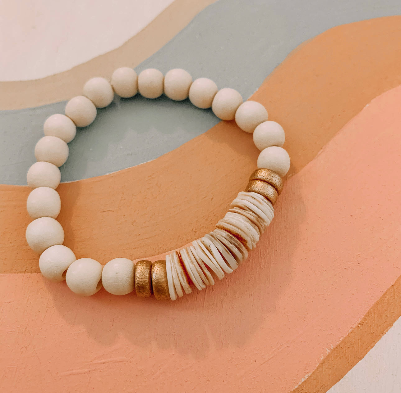 Multi Colored Coastal Bracelet Handmade in the USA