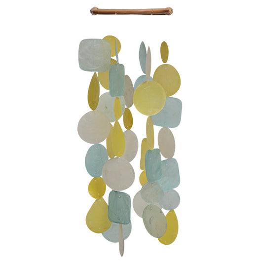 Capiz shell wind chime